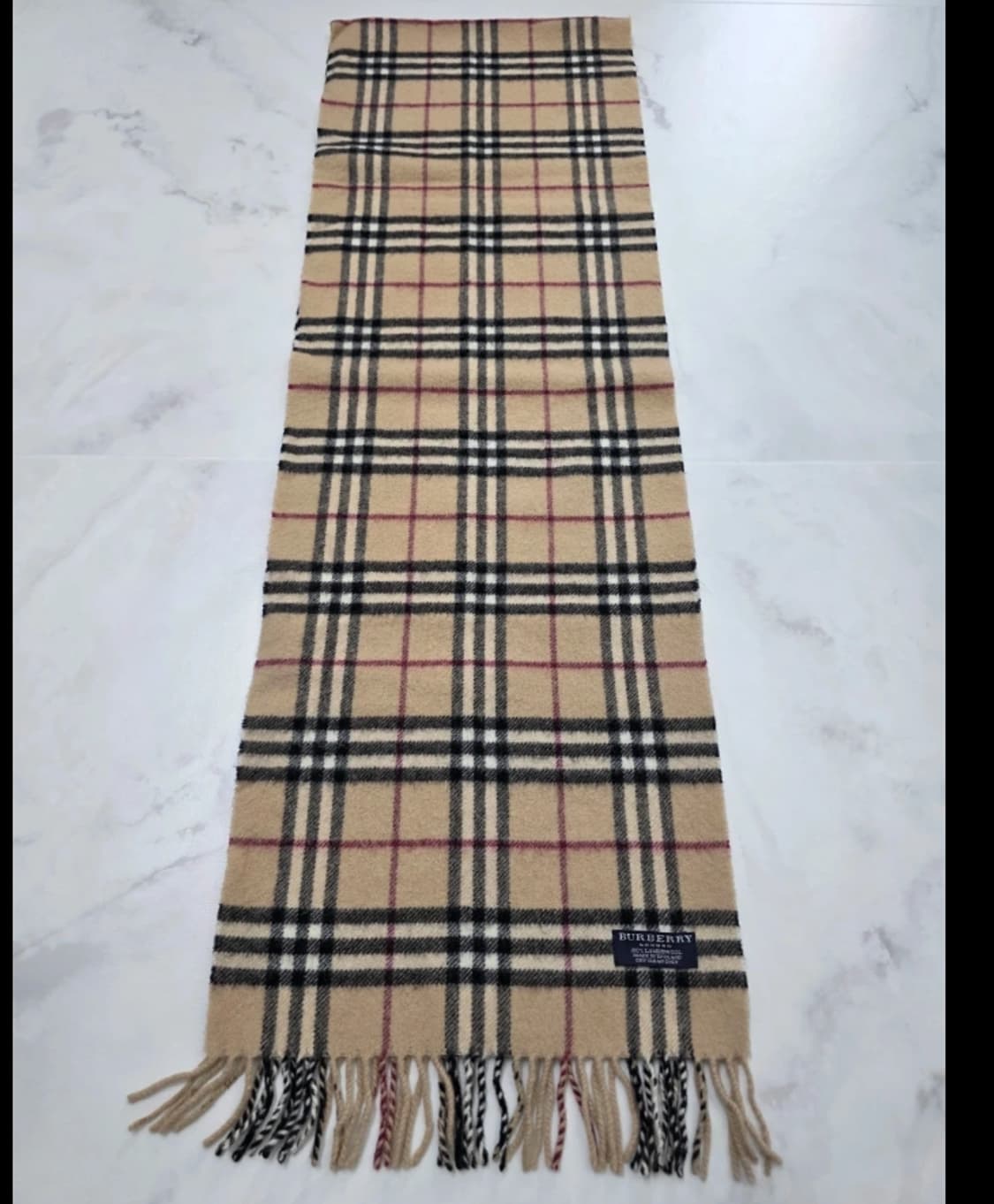 버버리 클래식 체크 램스울 머플러 상품이미지6