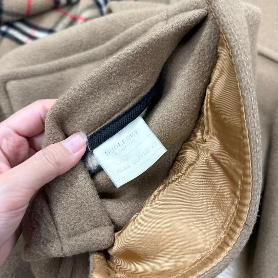 버버리 베이지 브라운 떡볶이 코트  상품이미지7