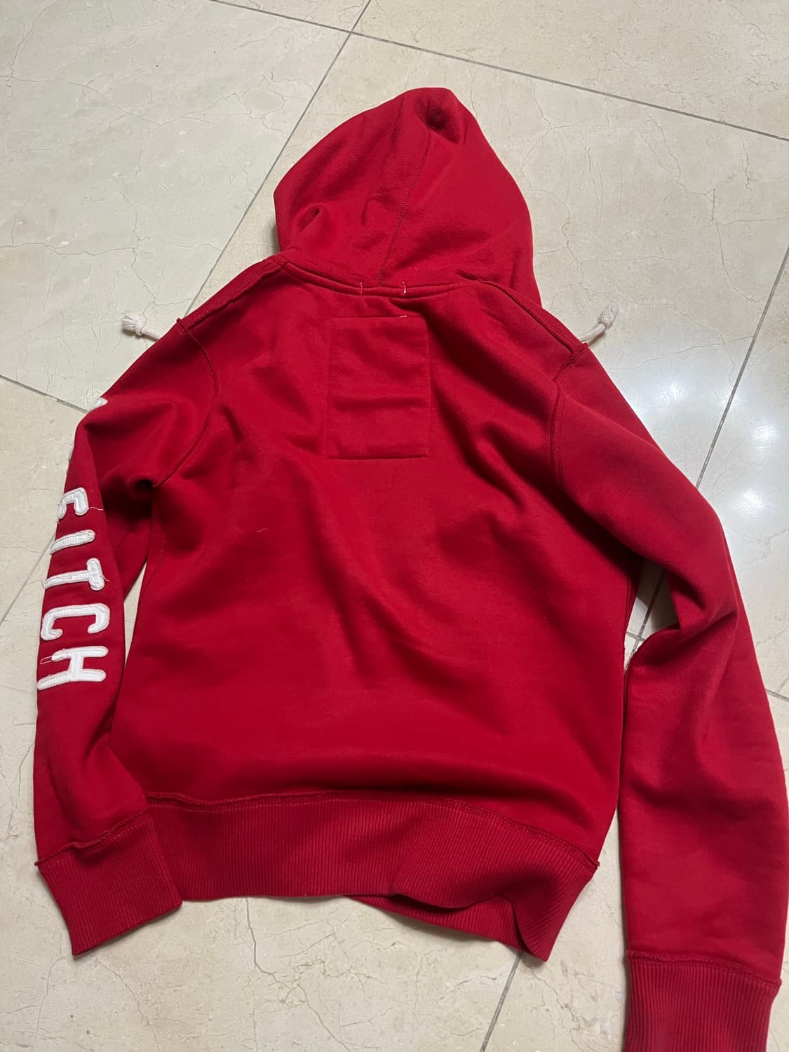 아베크롬비 후드집업 레드(M) 상품이미지4
