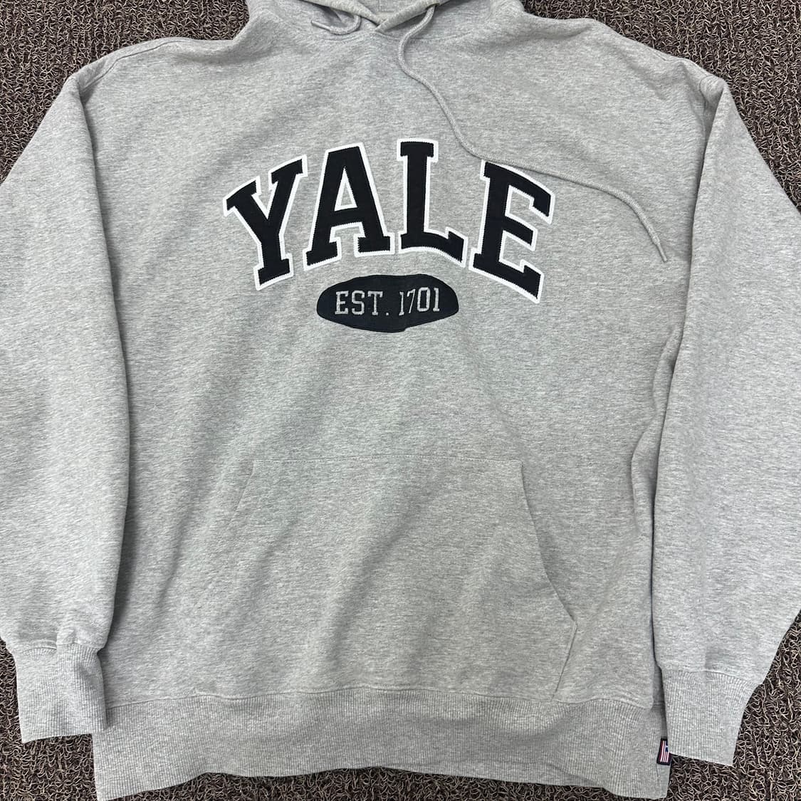 YALE 예일 후드티 그레이 L 상품이미지4
