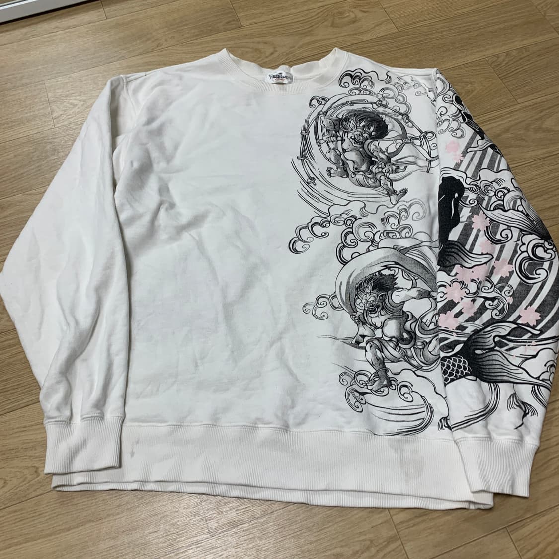 XL)Karakuri 카라쿠리 타마시 오리엔탈 맨투맨 상품이미지2