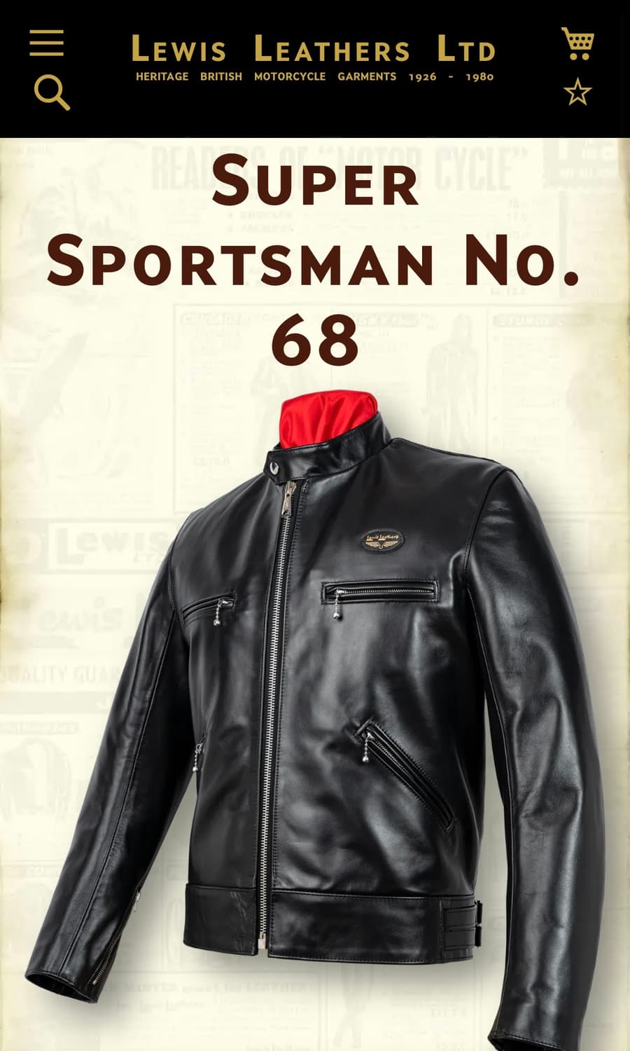 루이스레더 스포츠맨68 36사이즈 상품이미지4