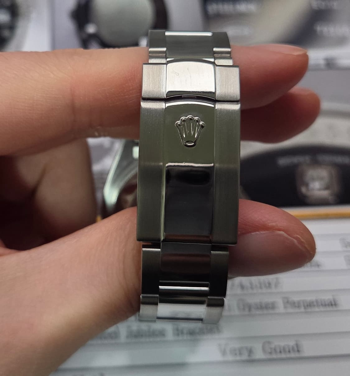 롤렉스 데이저스트 116234 블랙 10P다이아(검텐포) WG플루티드베젤 상품이미지8