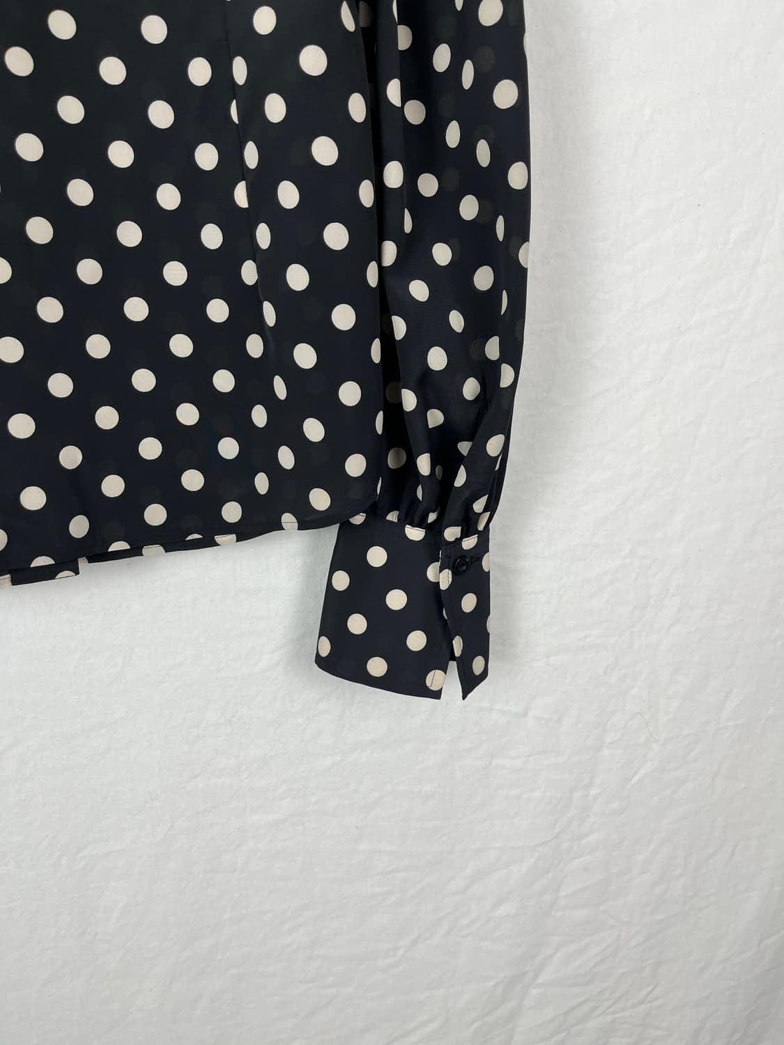 Vintage (maede in japan) 폴카 도트 패턴 셔츠  상품이미지7