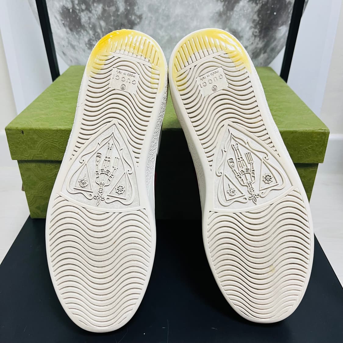  정품 5) 구찌 에이스 자수 꿀벌 스니커즈 250~255 상품이미지5