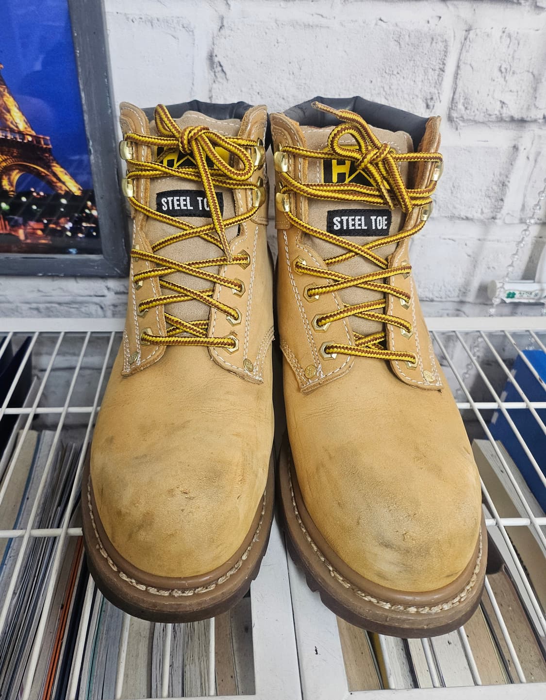 CAT 캐터필러 남성 가죽부츠 안전화 260 작업화 LB60 상품이미지2