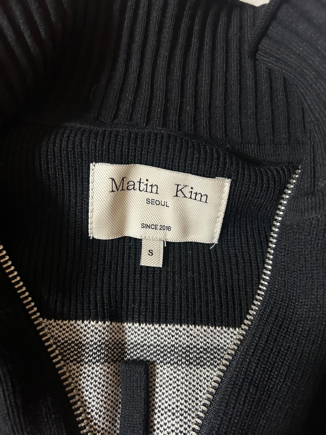 마뗑킴 니트 집업 s 상품이미지3