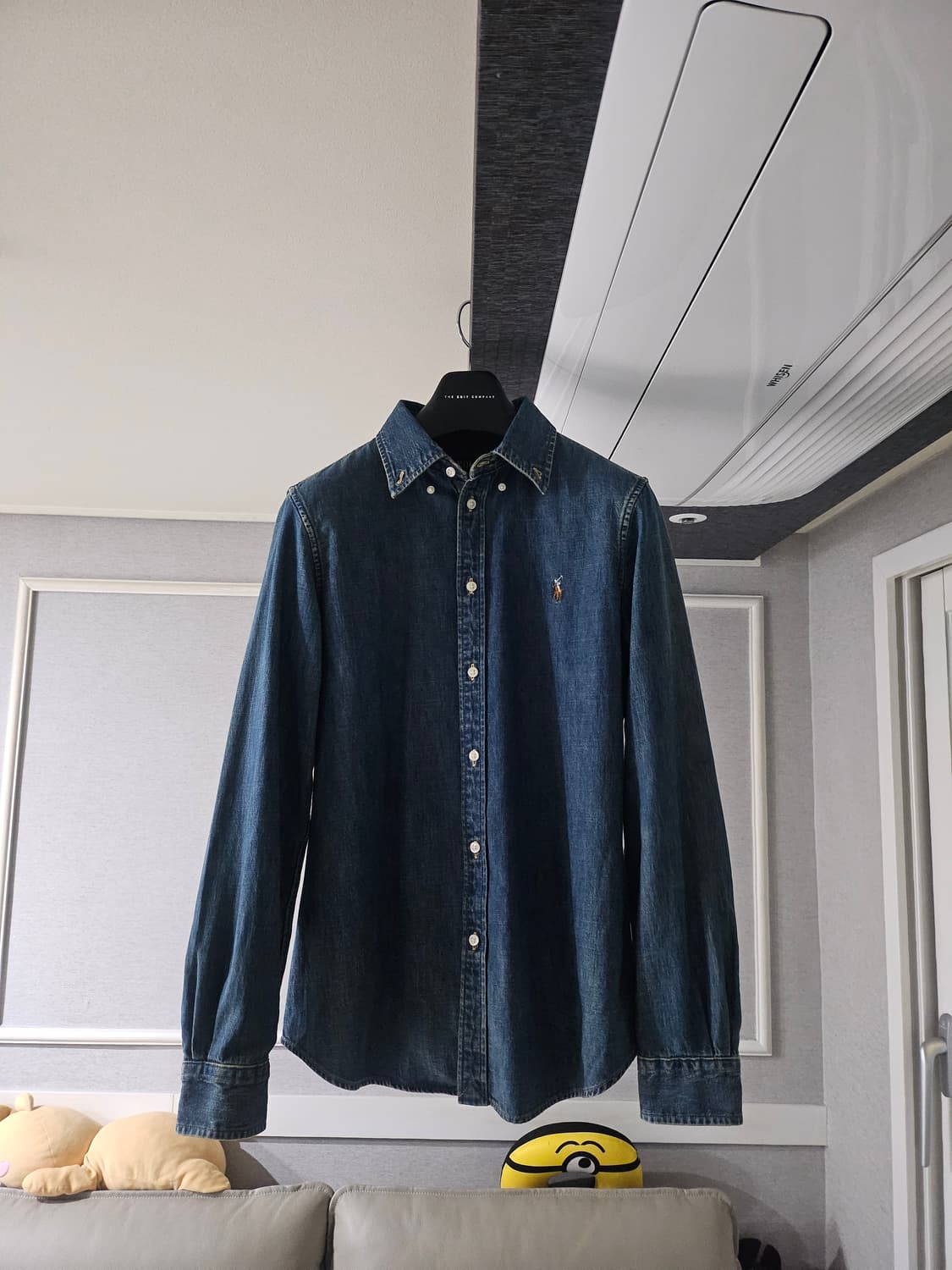 [거의 새것] 폴로 랄프로렌 여성 데님 셔츠 남방 커스텀 M 상품이미지1