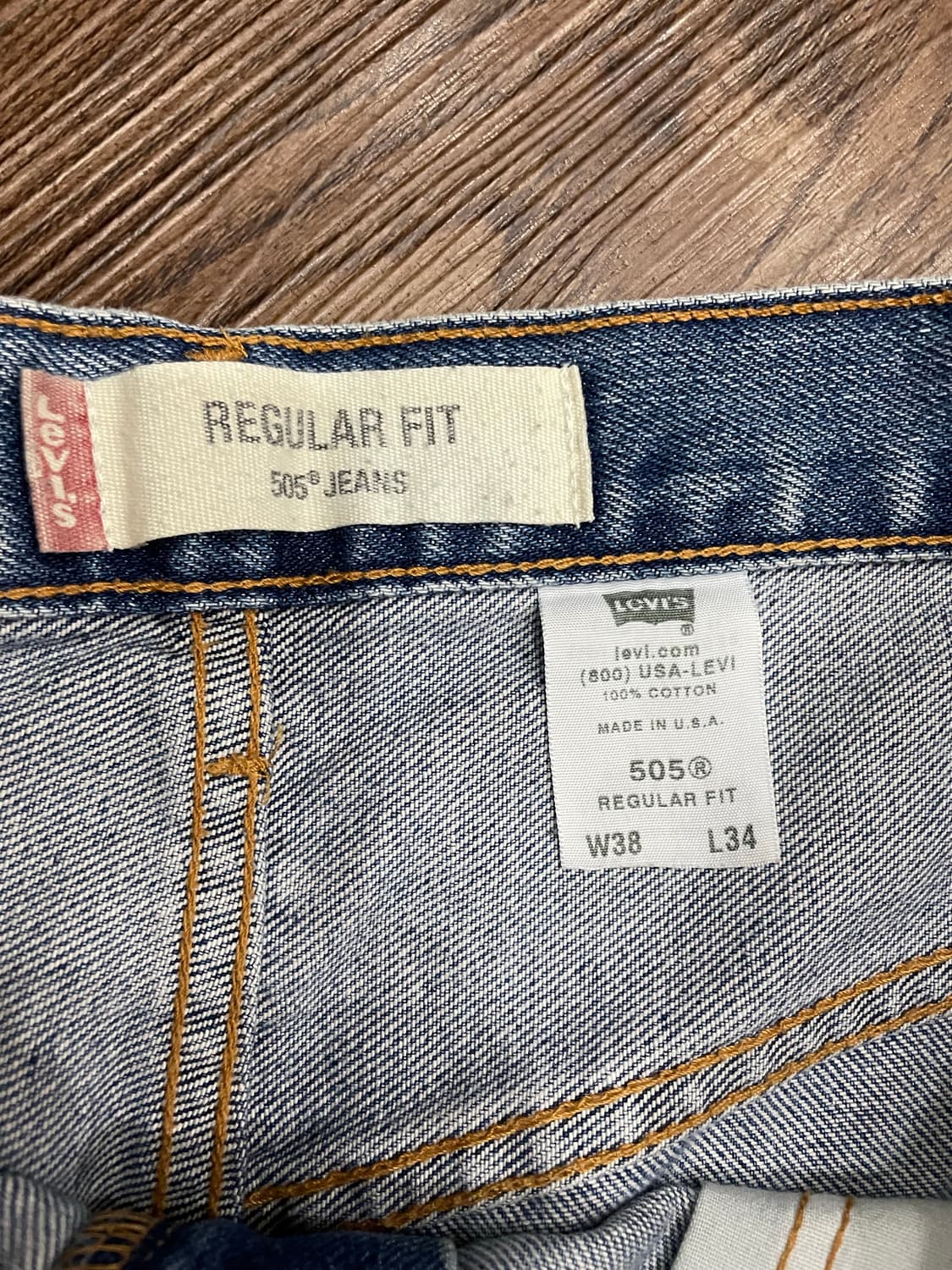 리바이스 00s USA 미국제조 505 데님 팬츠 상품이미지5
