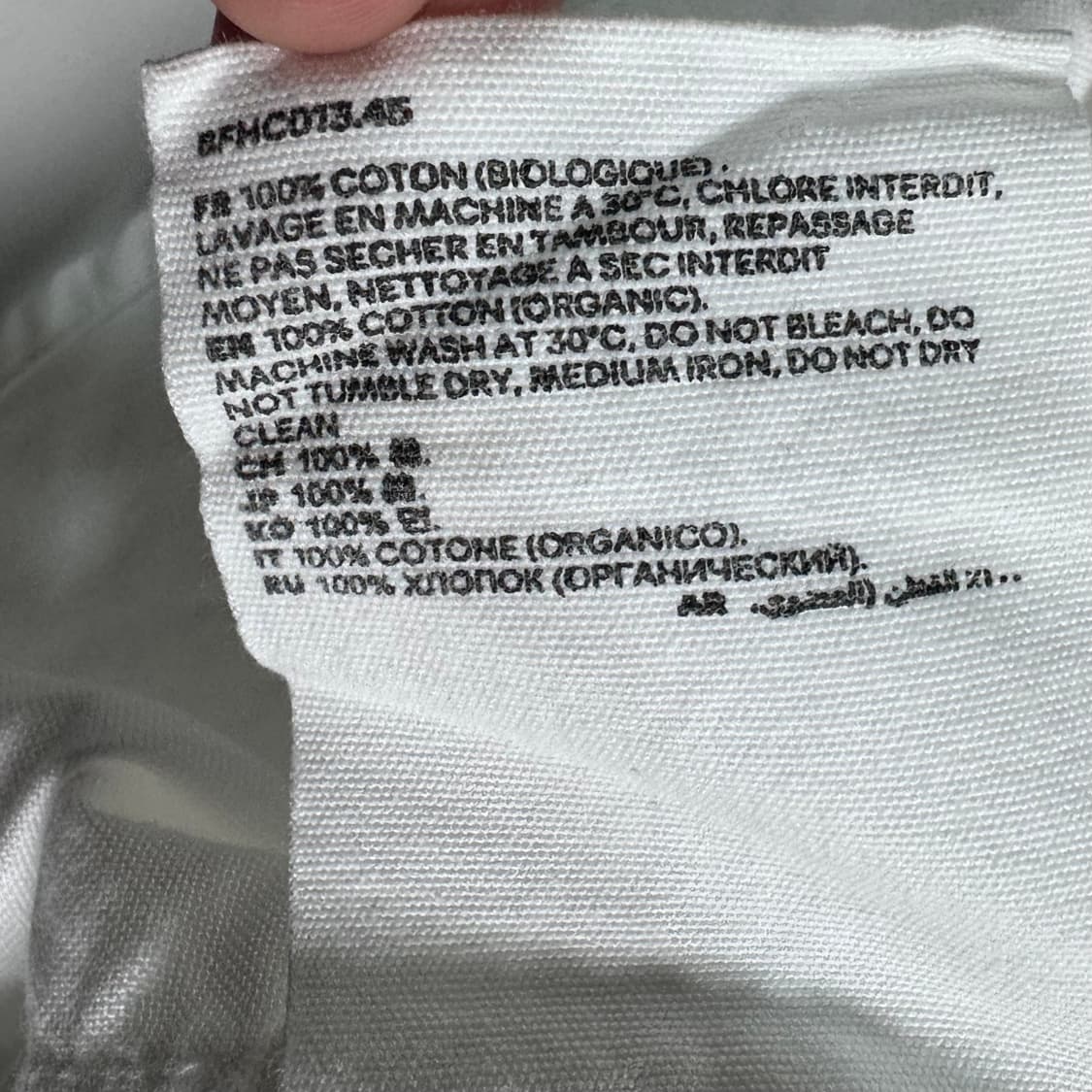 아미 스몰로고 화이트 옥스포드 셔츠  상품이미지7