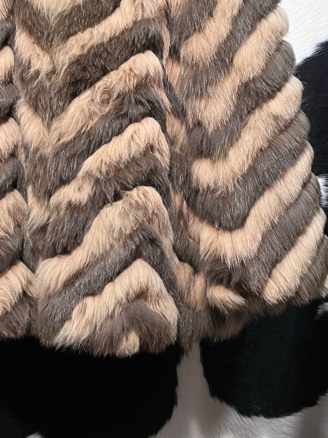 브라운 토끼퍼 자켓 상품이미지6