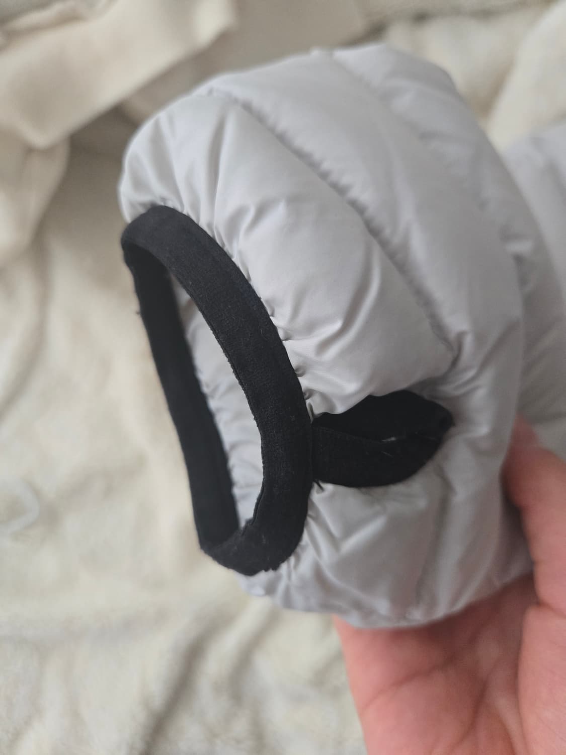 노매뉴얼 라이트 덕다운 글로시 그레이 경량패딩 S 상품이미지7