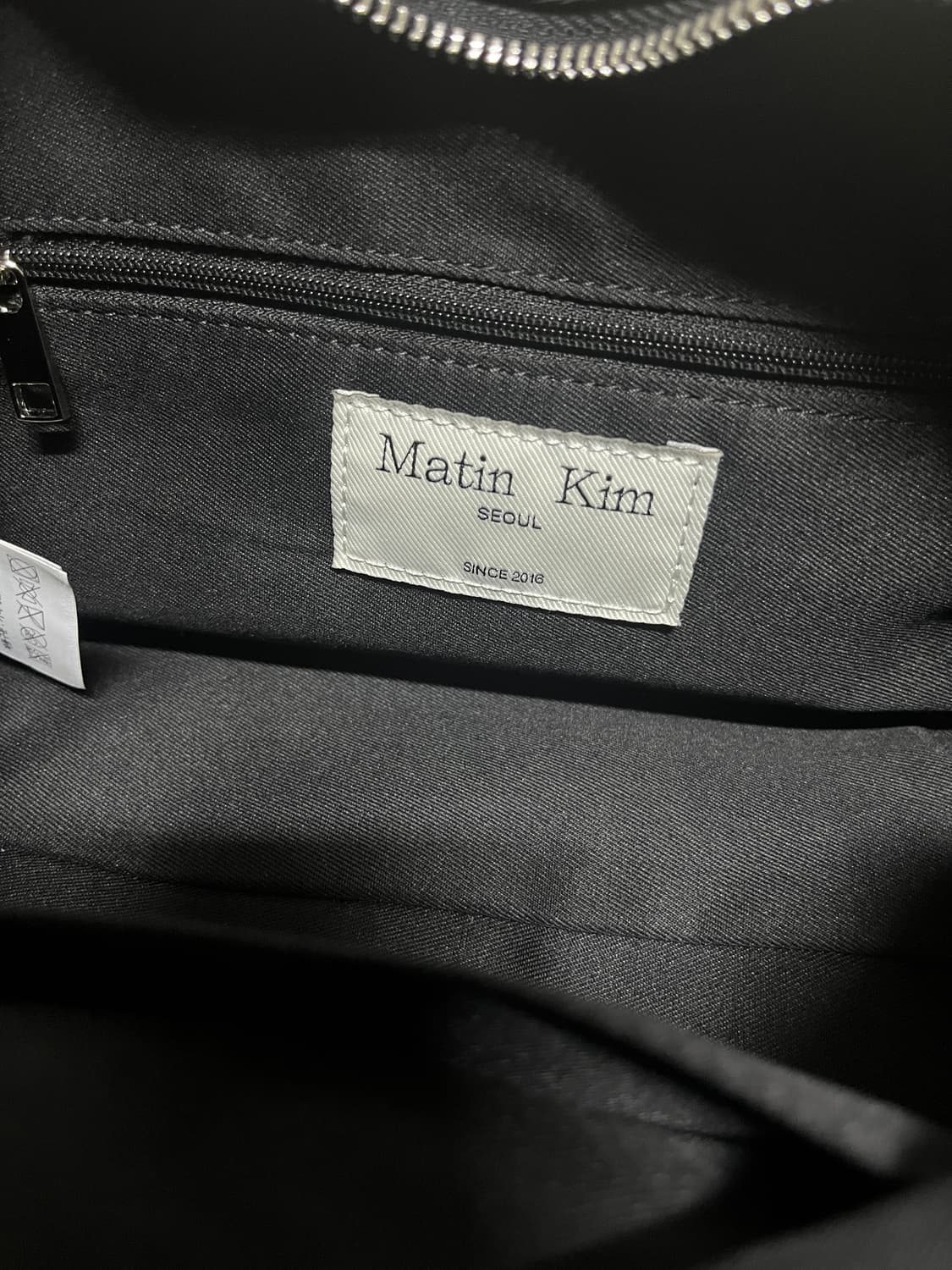 마뗑킴 나일론 보스턴백 블랙 상품이미지4