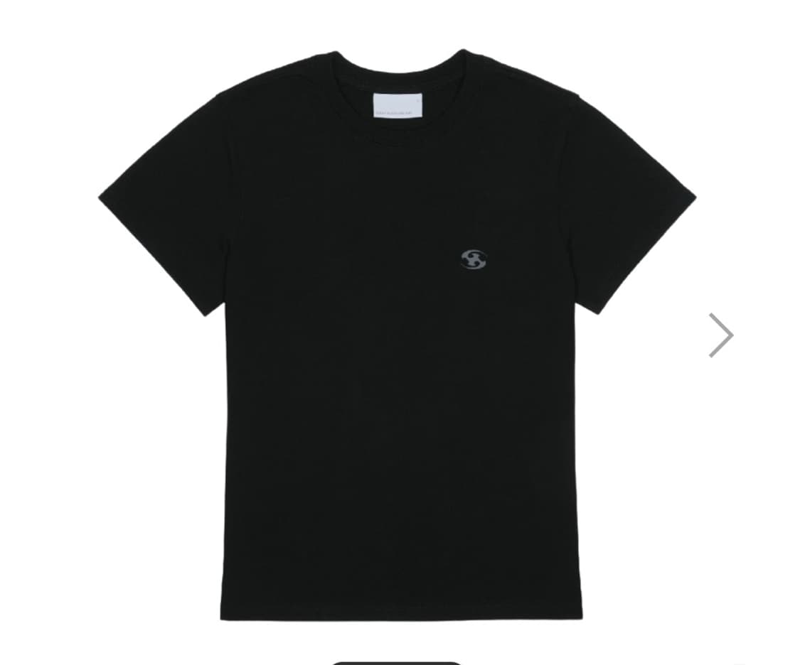 [1,2]산산기어 로고 티셔츠 블랙 26SS 새상품 상품이미지1