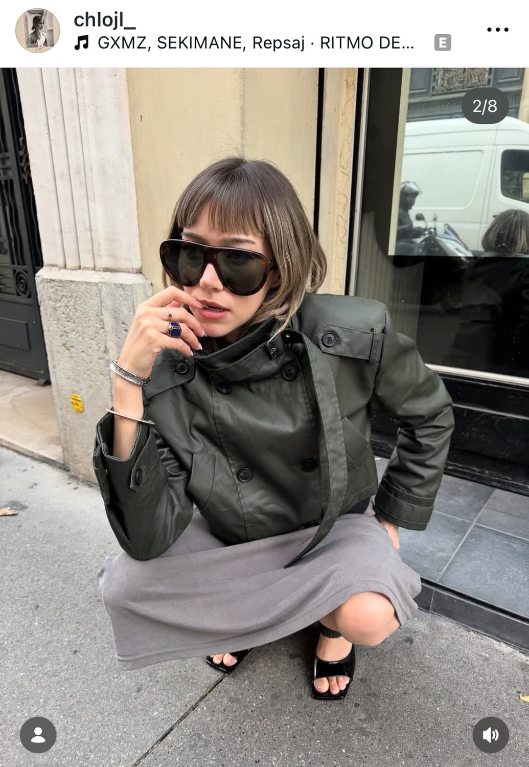 자라 왁스드 크롭 트렌치 자켓 xs 실사이즈 s 상품이미지6