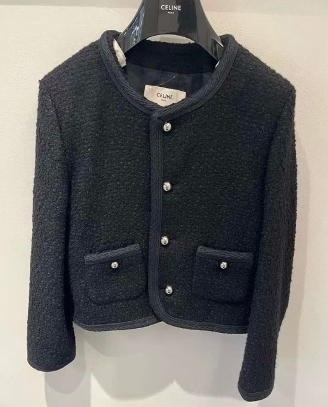 [투어스 신유님 착용] 셀린느 24ss 캐시미어 샤쥬르 트위드 자켓 상품이미지5