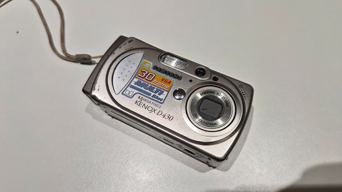 작례O 빈티지 감성 삼성 케녹스 d430 디지털카메라 디카 상품이미지7