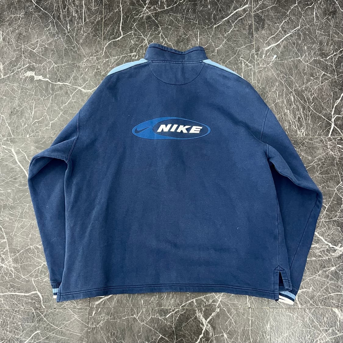 나이키 스우시 90s 하프 집업 스웻 맨투맨 상품이미지2