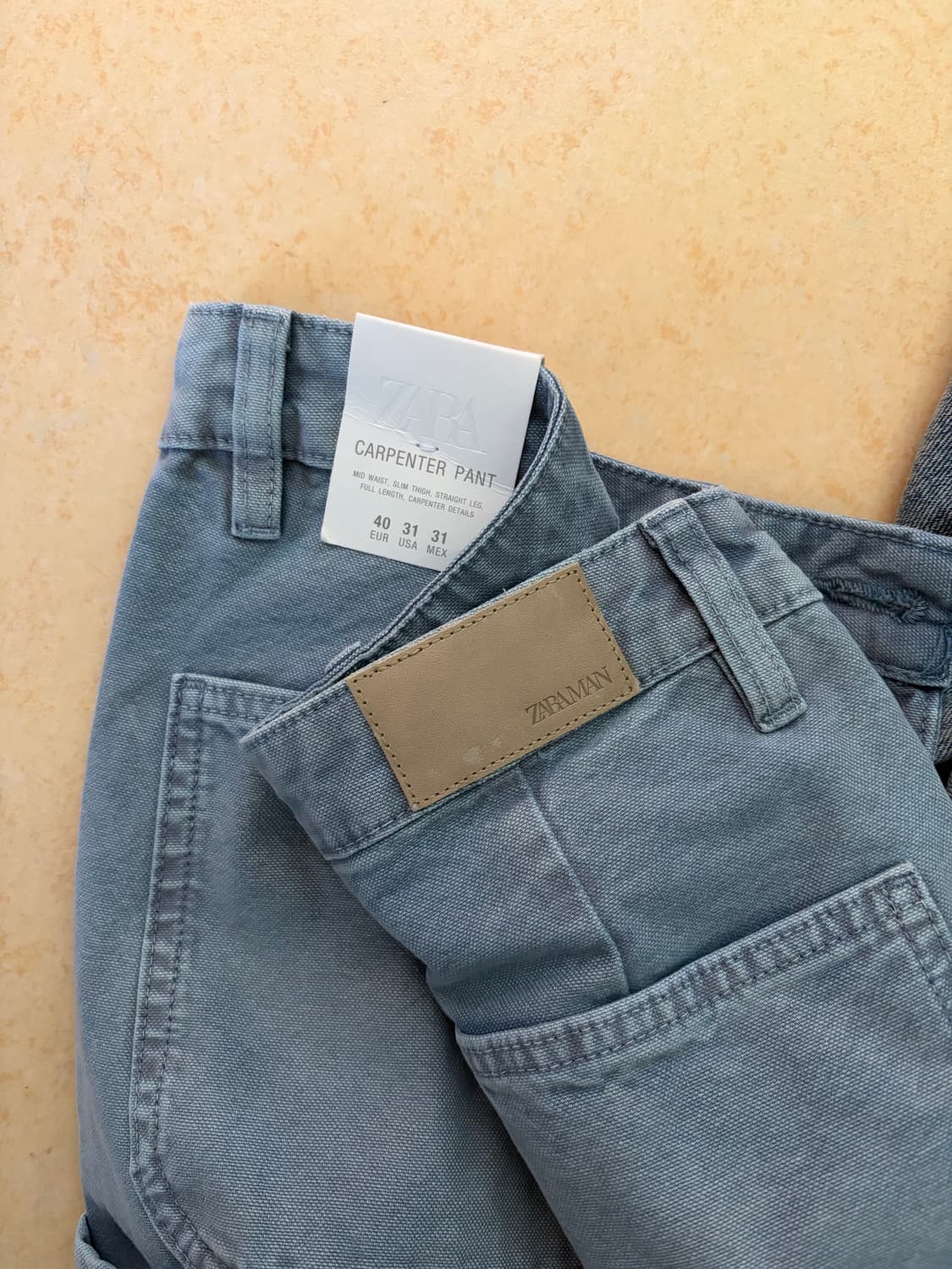 자라 연청 바지 상품이미지3