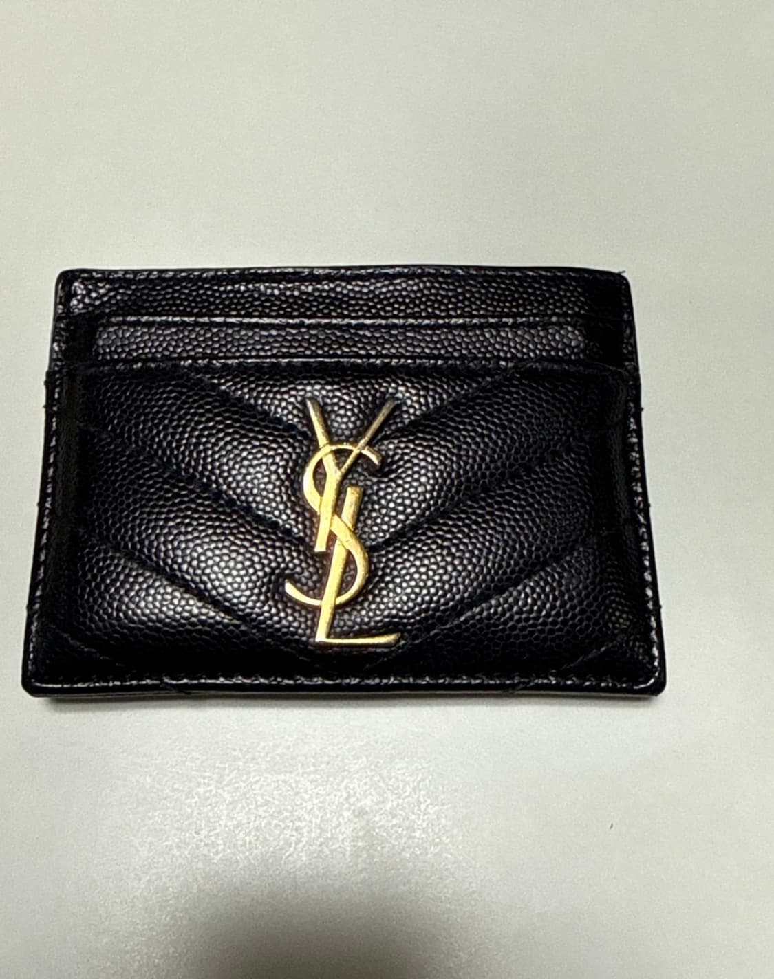 입생로랑 카드지갑 블랙 상품이미지1