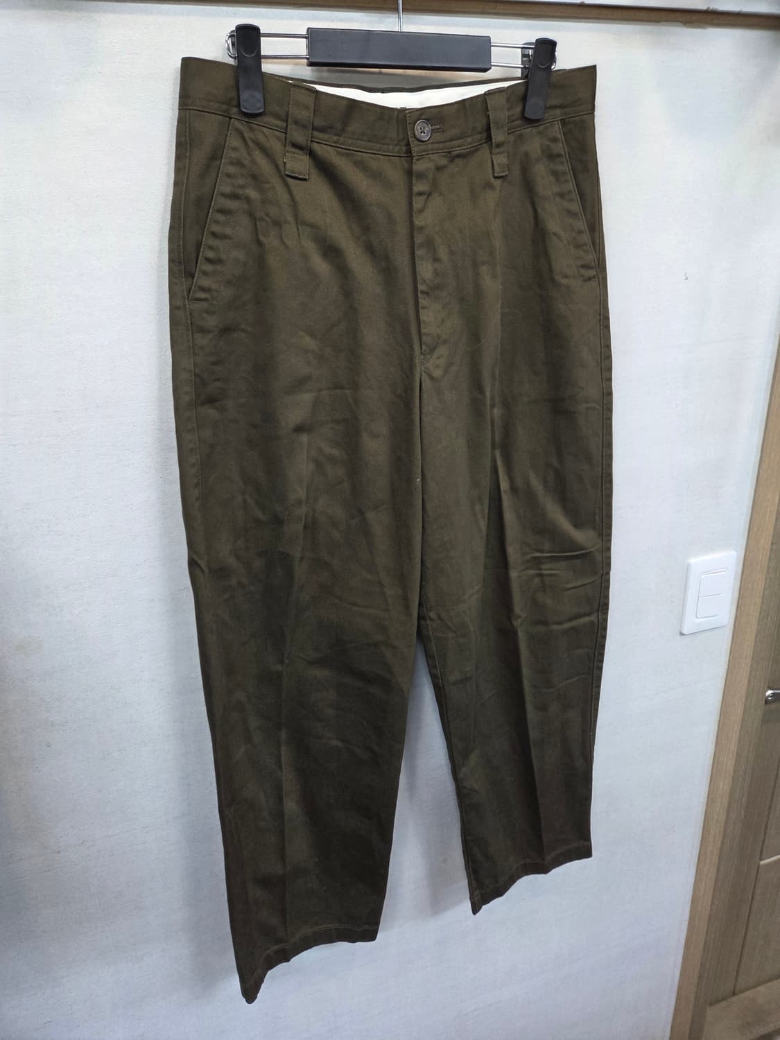 유니클로 u 르메르 코튼팬츠 브라운 76 m 상품이미지5