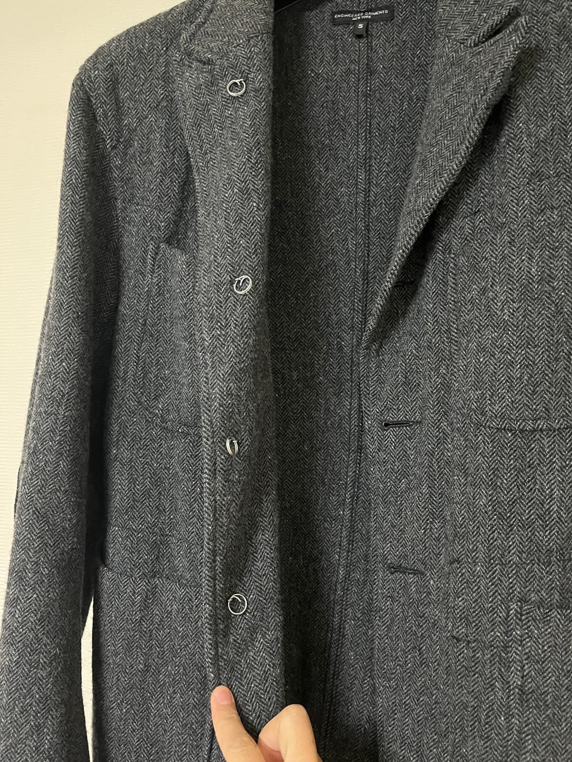 엔지니어드가먼츠 베드포드 자켓 헤링본 울 트위드  상품이미지2