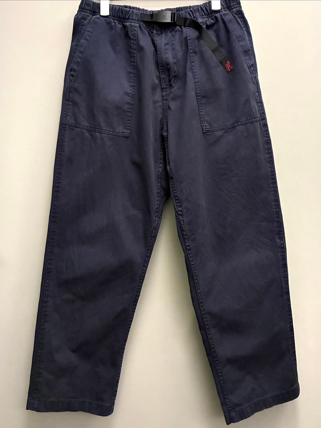 (M)그라미치 코튼 퍼티그 루즈 테이퍼드 팬츠 네이비  상품이미지8