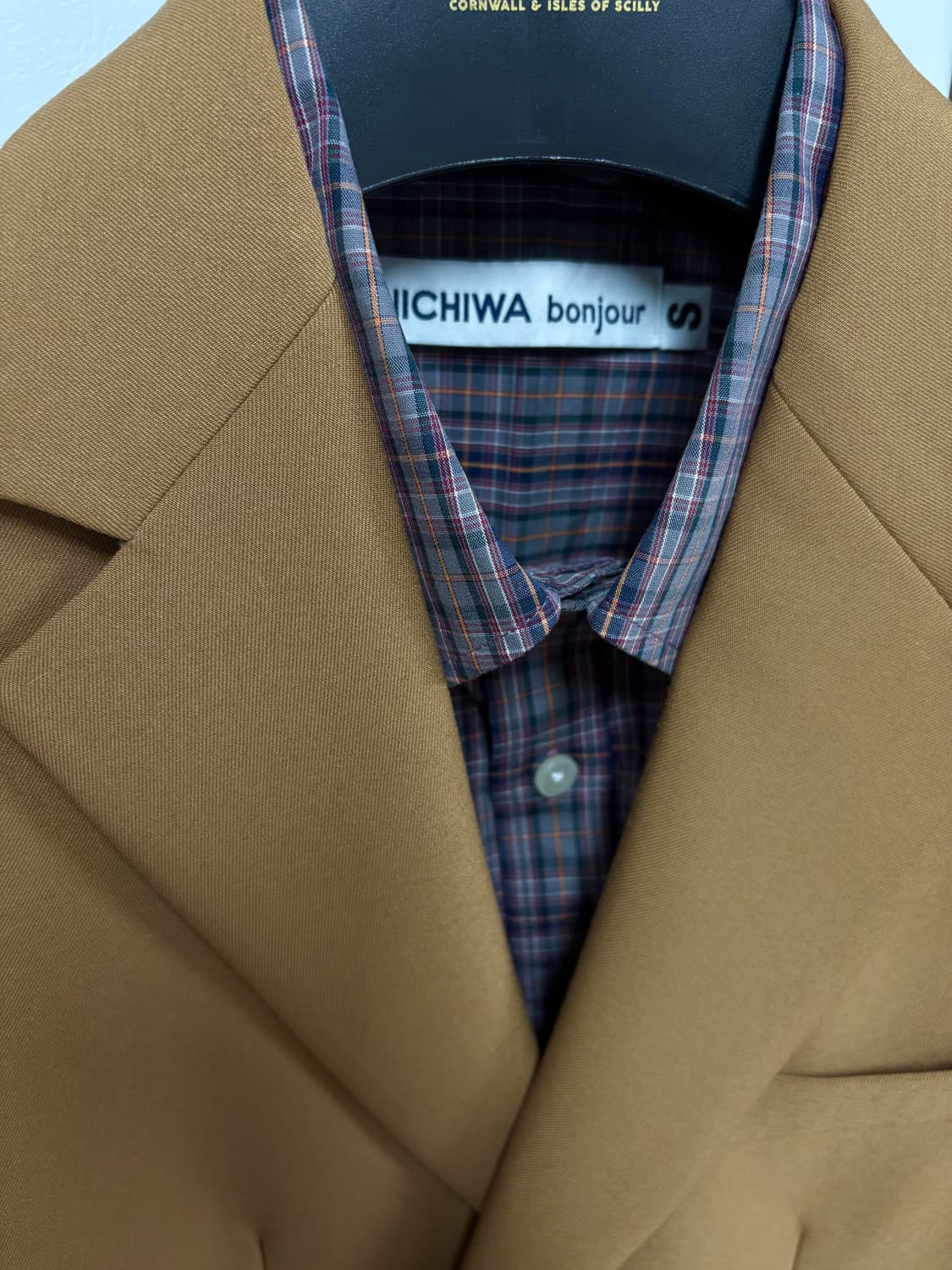 곤니치와봉쥬르 체크셔츠 상품이미지4