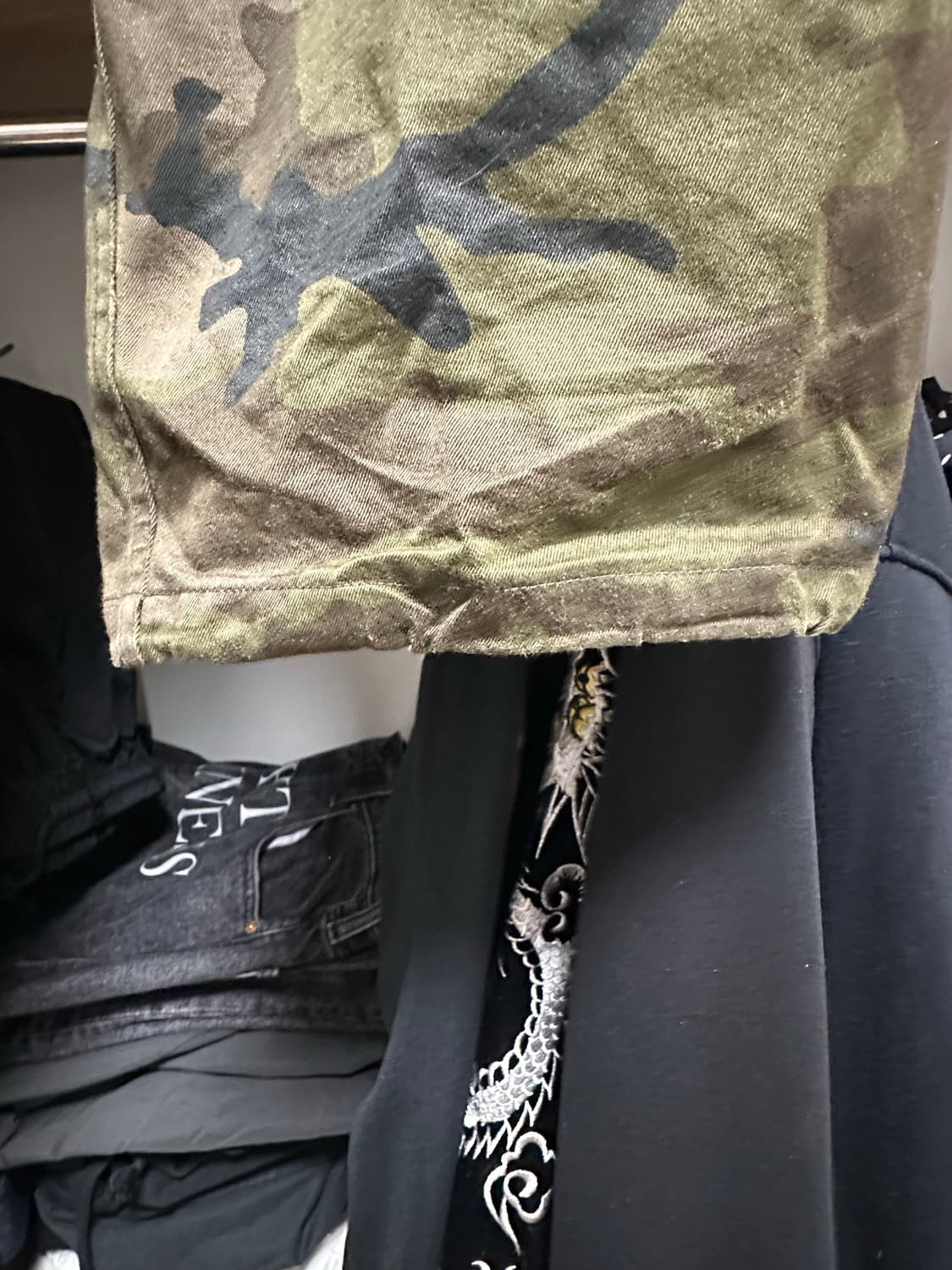 일본판 그라미치 카모플라쥬 팬츠 L 상품이미지4