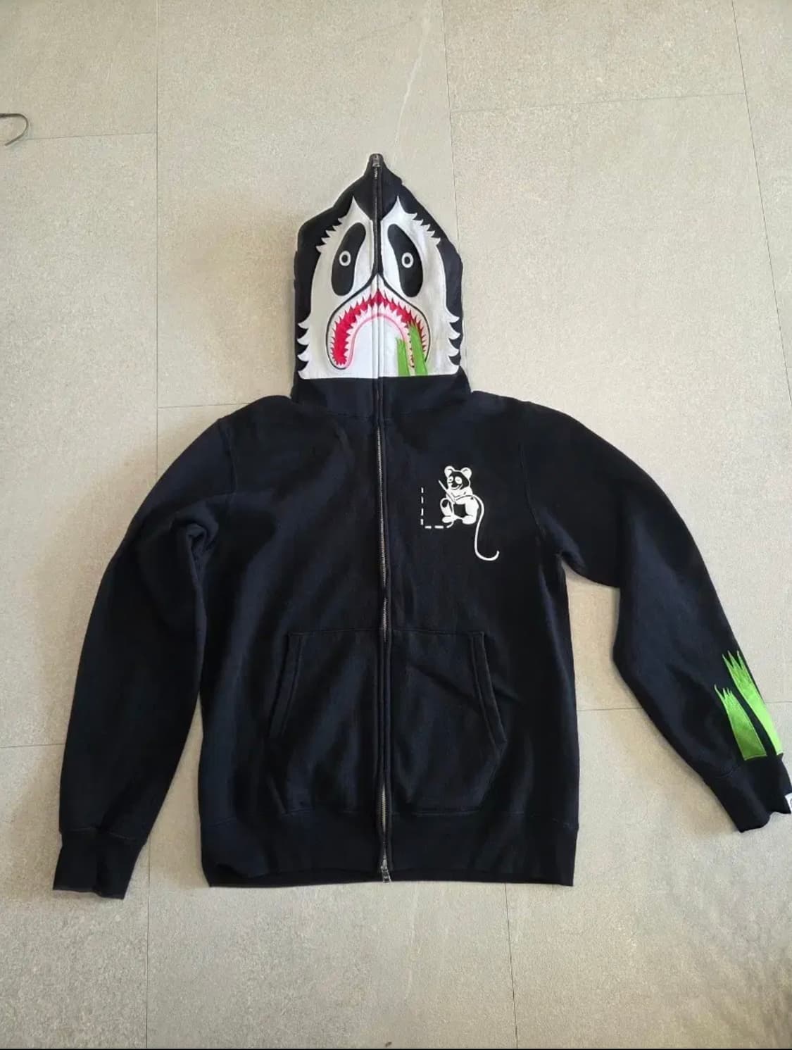 베이프 판다 샤크 후드집업 판매 상품이미지1