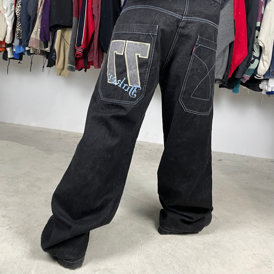 Joker 77 조거 더블세븐 힙랍 올드스쿨 데님 팬츠 상품이미지3