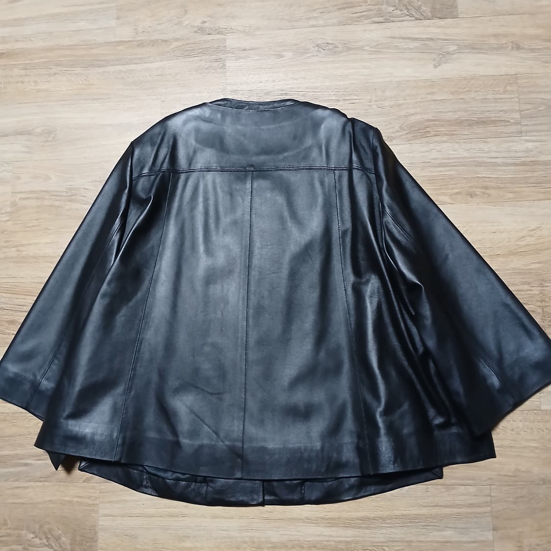 hasstige 헤스티지 양가죽 케이프 자켓 레더 상품이미지4