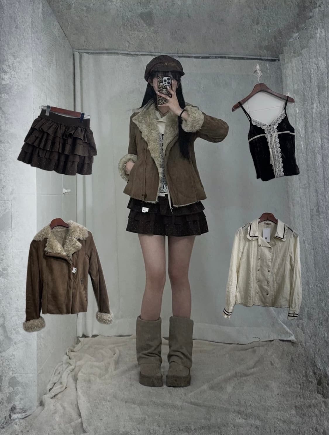 스윙홍대 스윙잉서울 빈티지무스탕 상품이미지1