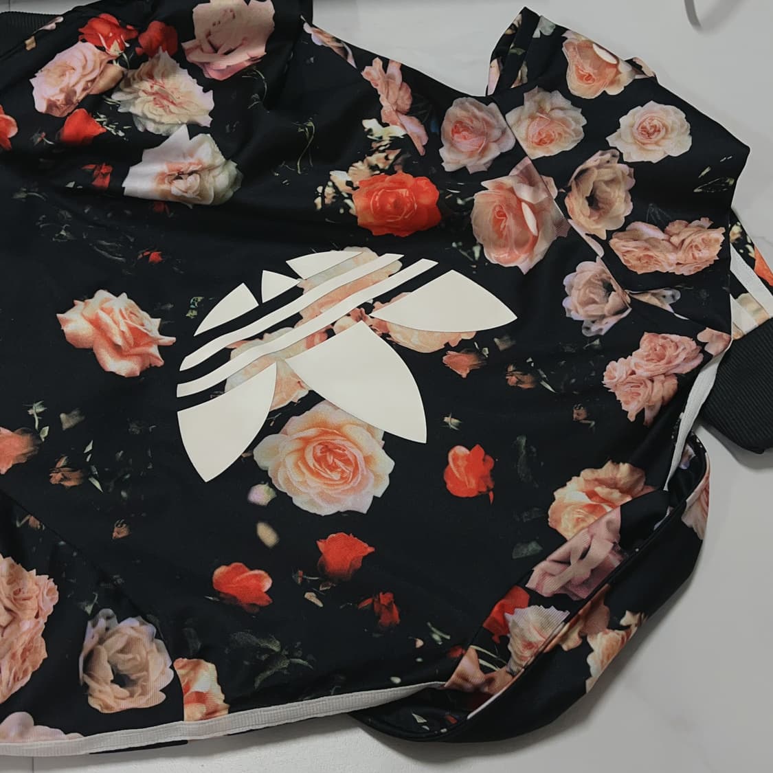 [정품] 아디다스 블랙 플라워 삼선 져지 [ 34 ] 상품이미지6