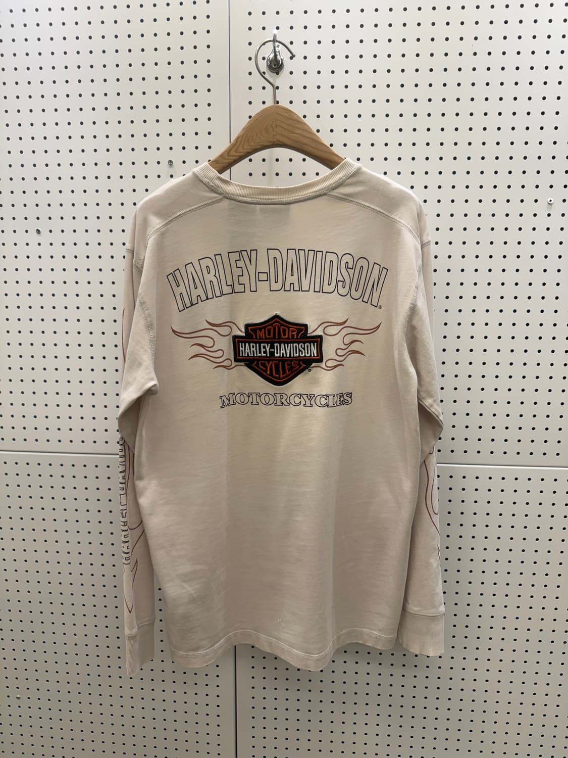 할리 데이비슨 플레임 빅로고 롱 슬리브 U728 상품이미지3