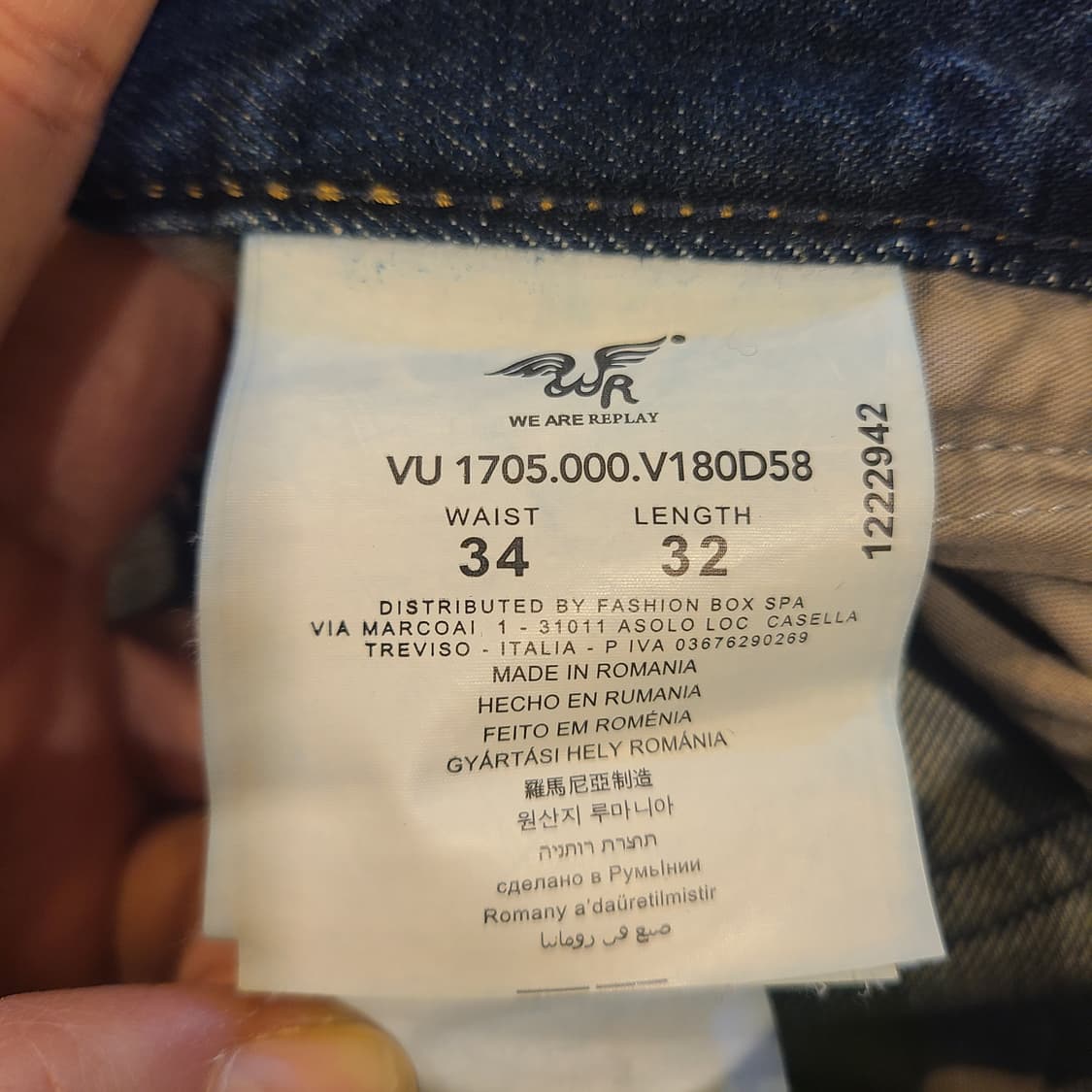 REPLAY 청바지 34 상품이미지6