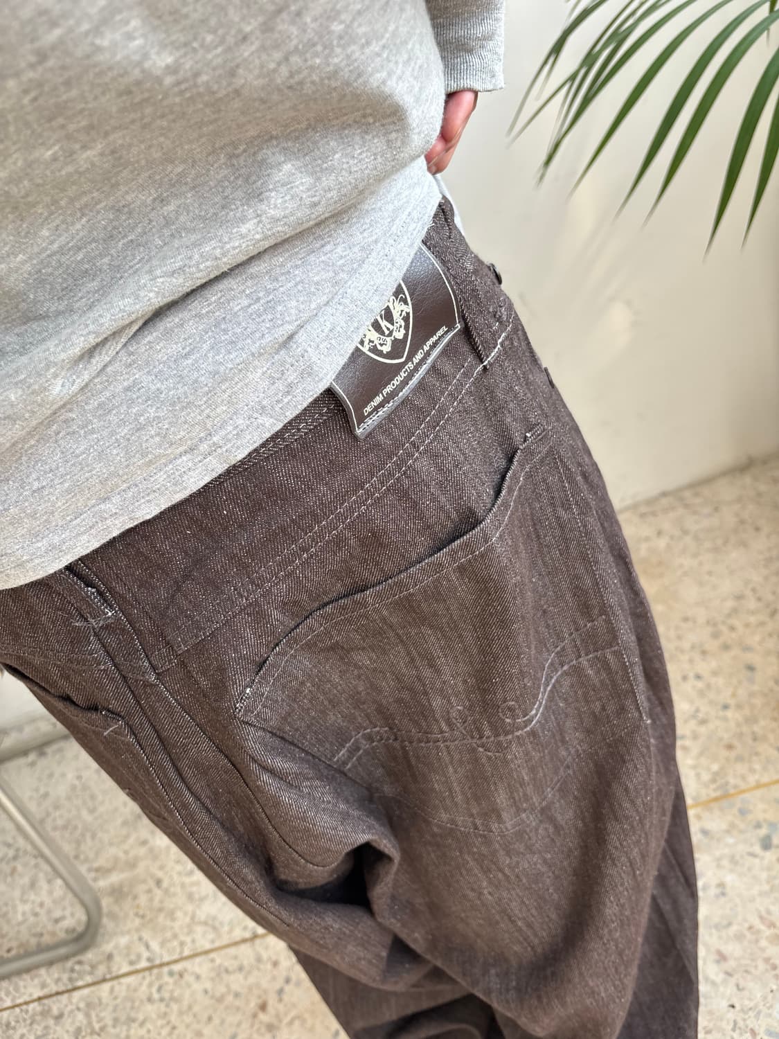 90‘s 롤업 디테일 힙합팬츠 상품이미지3