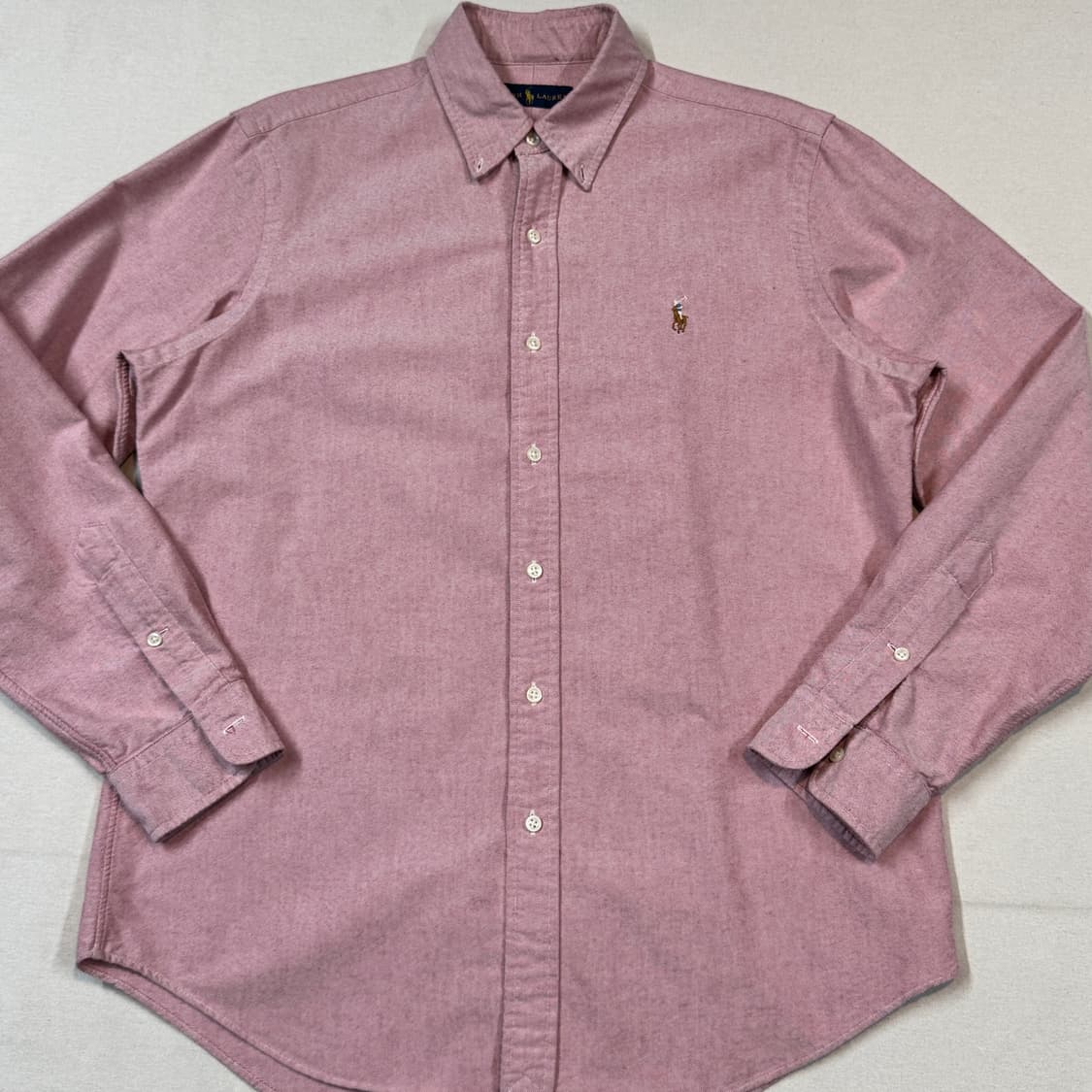 M) 폴로 랄프로렌 클래식 핑크 옥스포드 셔츠 상품이미지2