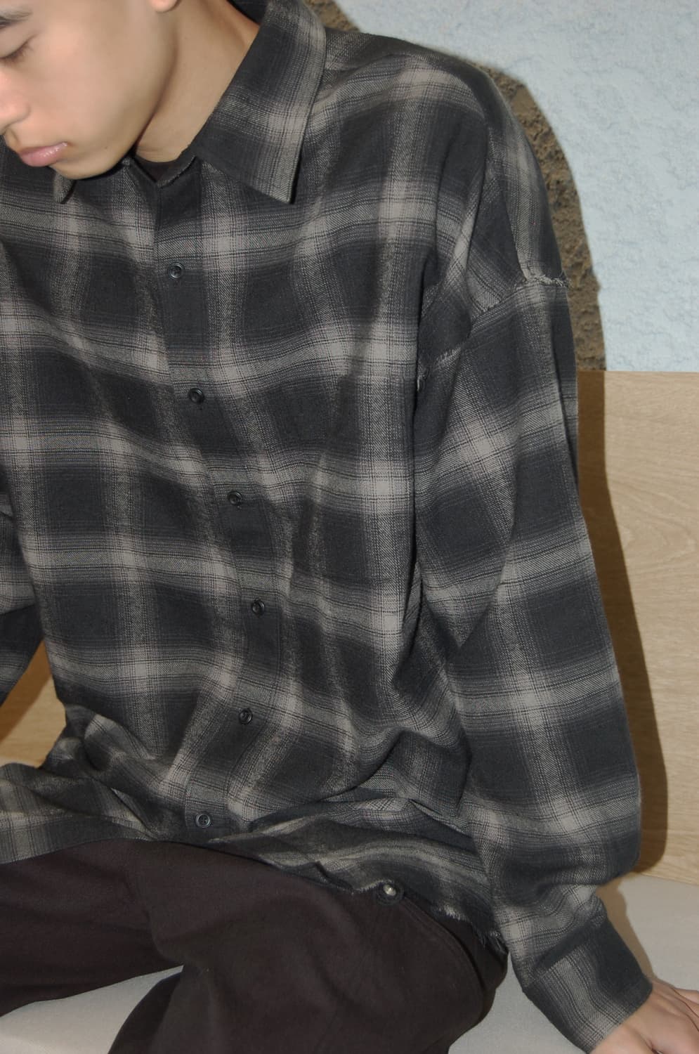 KAEO  cutting ombre shirt(아이들 소연착용) 상품이미지7