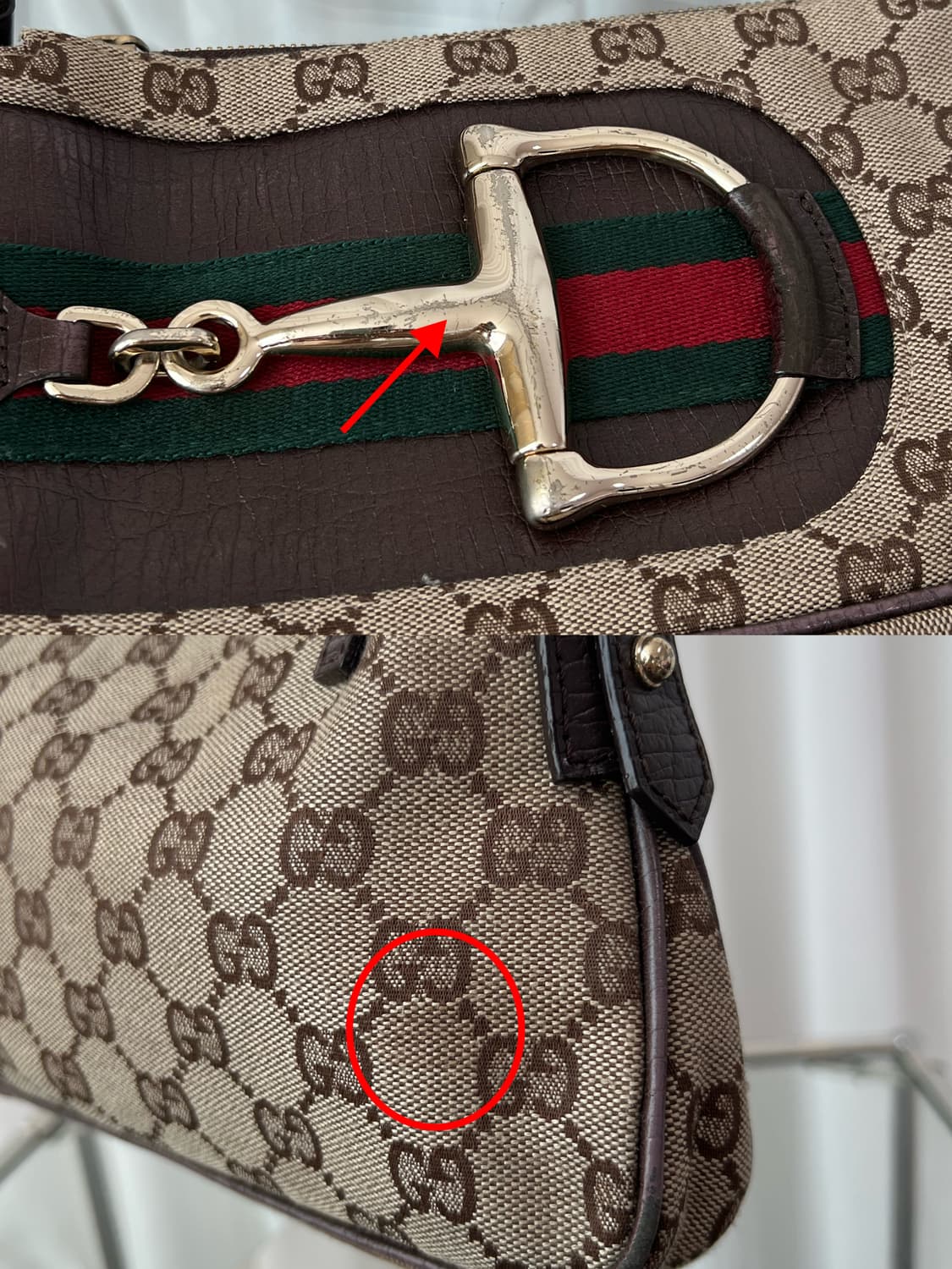 구찌 홀스빗 하슬러 숄더백 상품이미지8