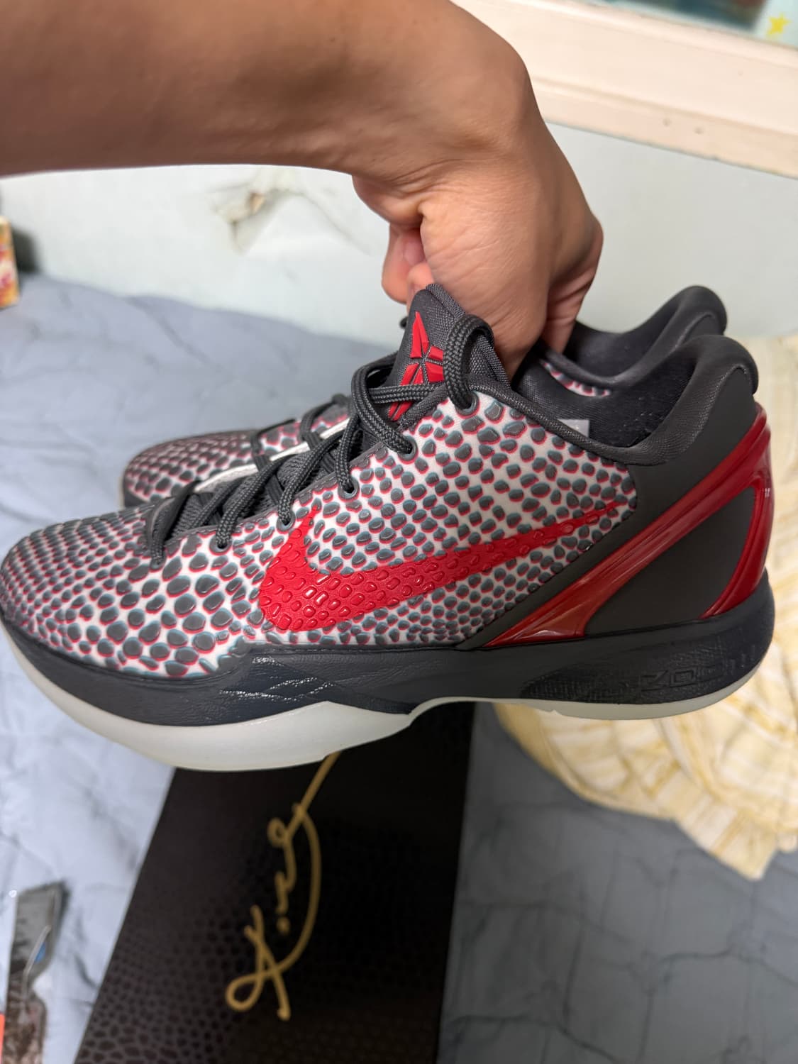 나이키 코비6 프로트로 3D 265사이즈 실착1회 새상품급 판매 상품이미지5