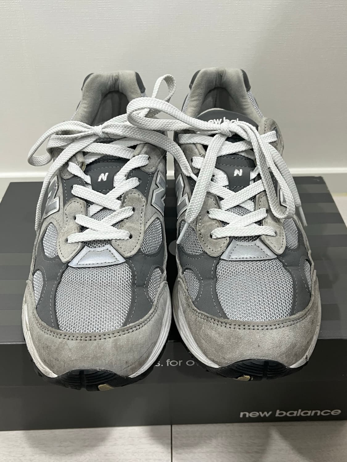 뉴발란스 992 메이드 인 USA 그레이 - D 스탠다드 상품이미지2