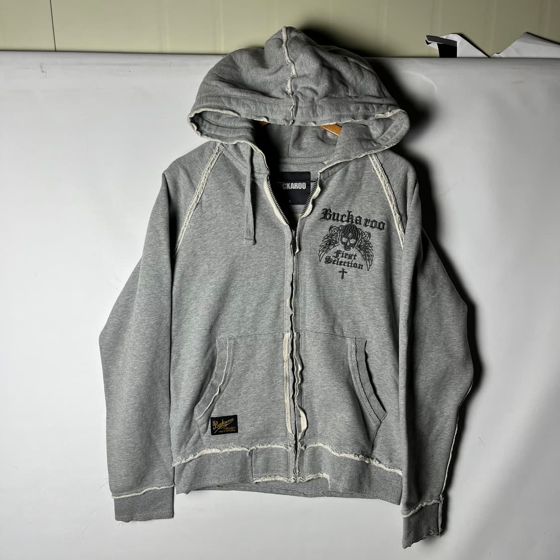 [Buckaroo] 버커루 스컬 펑크 그런지 후드집업 상품이미지2