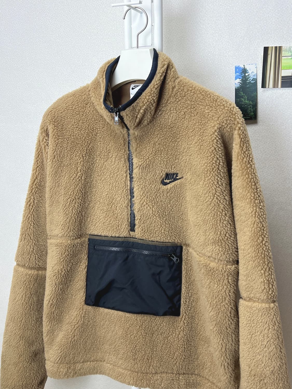나이키 남성 아노락 쉐르파 플리스  상품이미지2