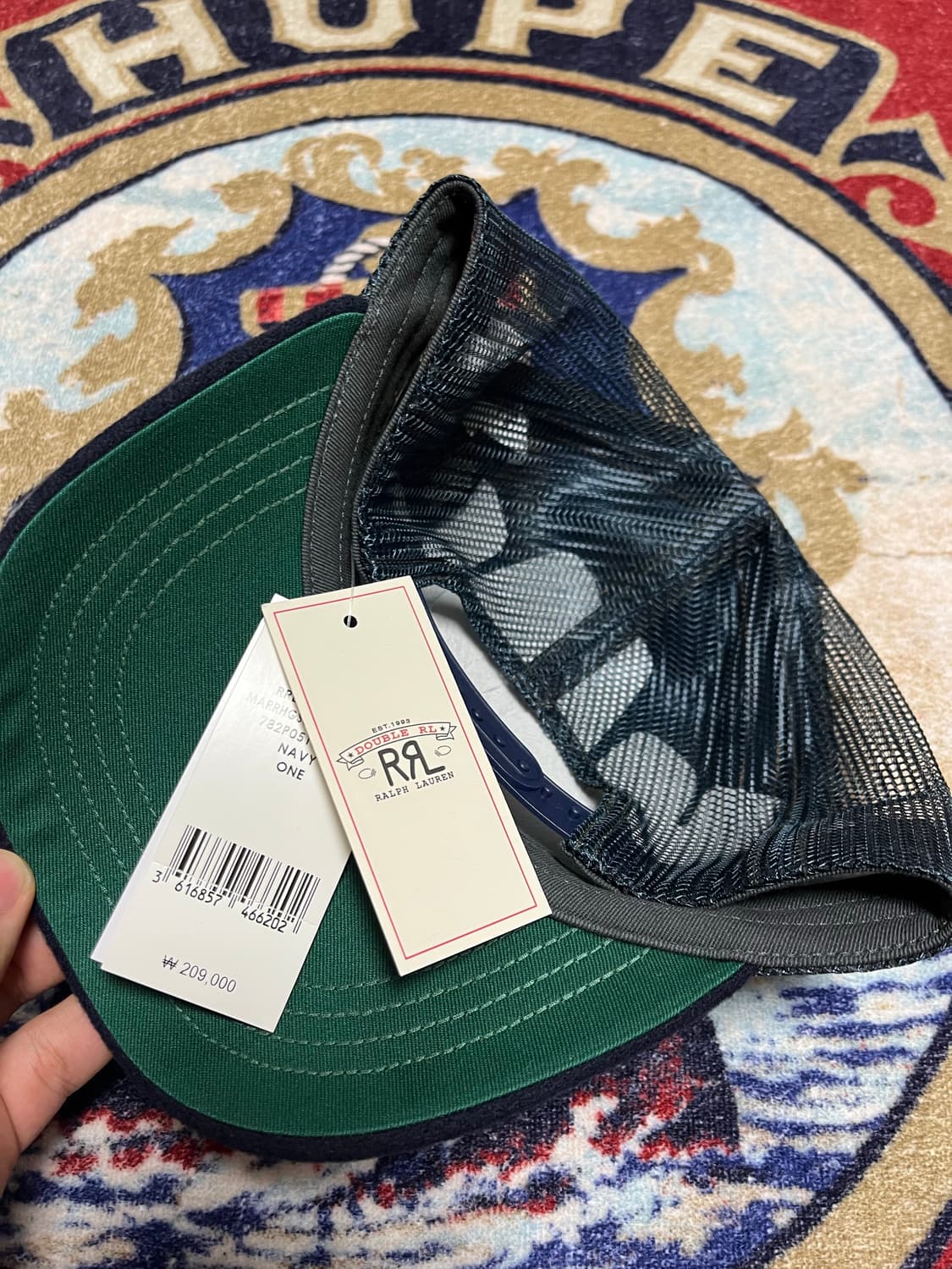 더블알엘 (RRL) 펠트 빌 메시 트러커 캡 상품이미지3