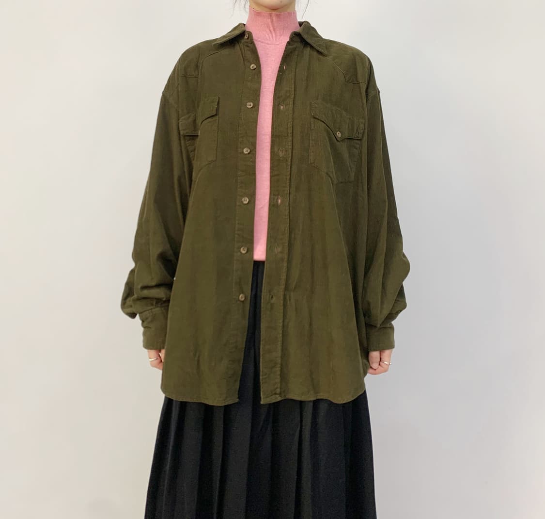 베네통 코듀로이 셔츠 상품이미지2