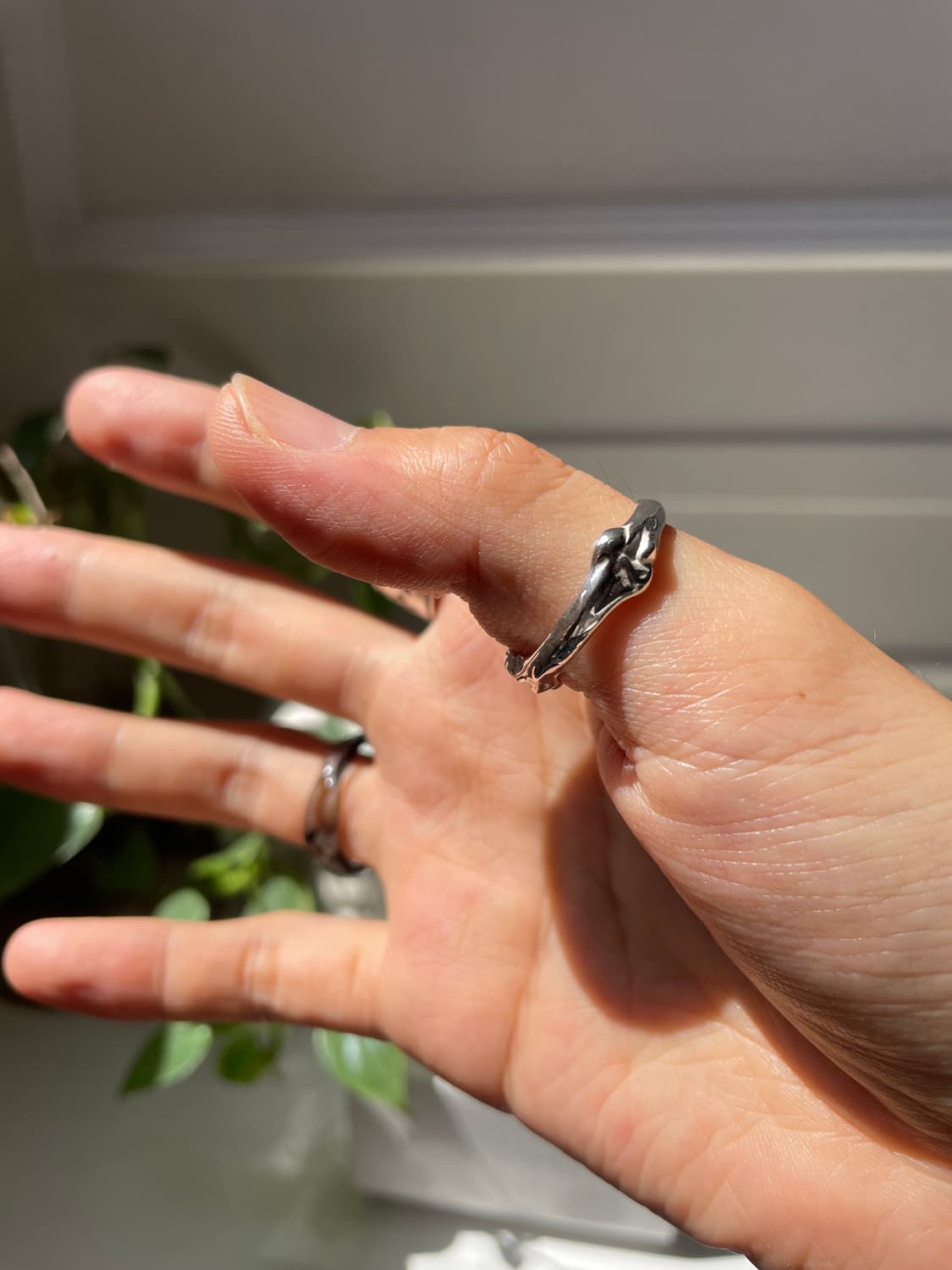 BONE shape band RING 본 밴드 링 상품이미지2