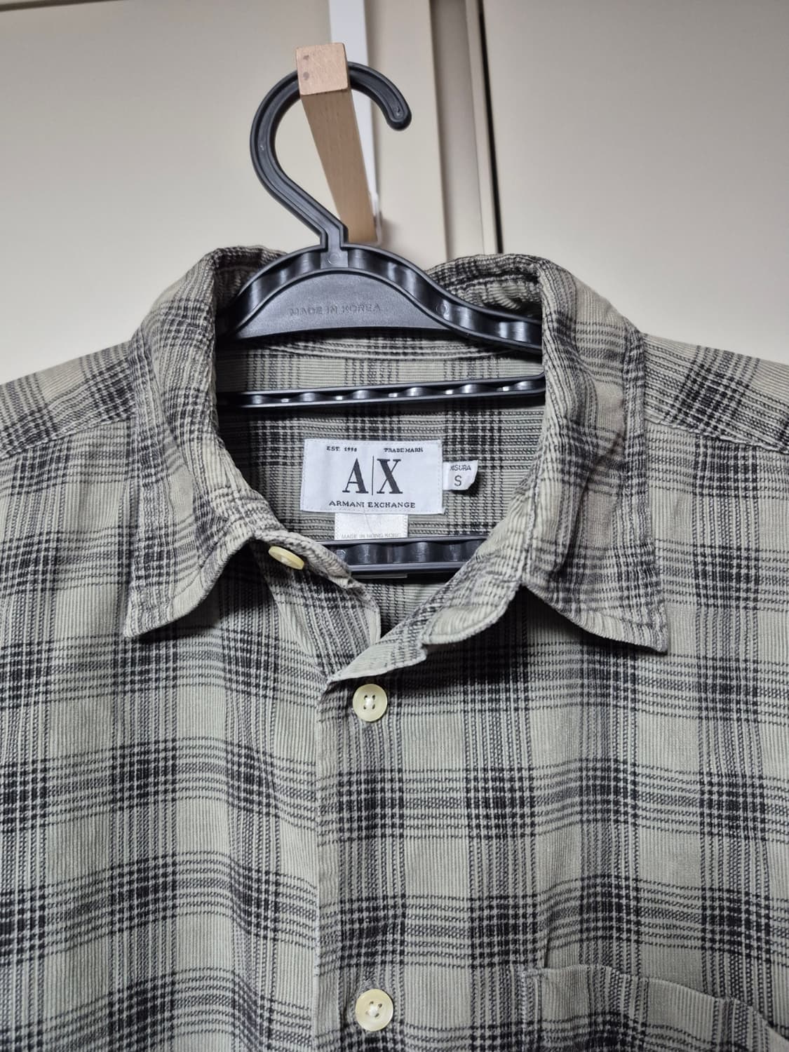 알마니 익스체인지 정품 남자 남방 실사이즈 100 팝니다 상품이미지2