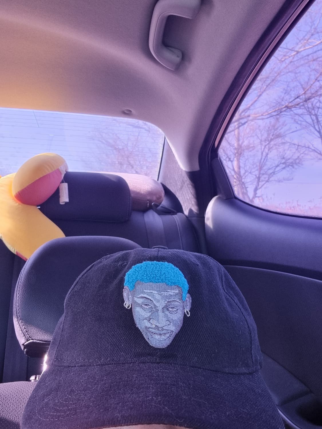 나이키 90s 빈티지 데니스로드맨 볼캡 (블루헤어) 상품이미지5