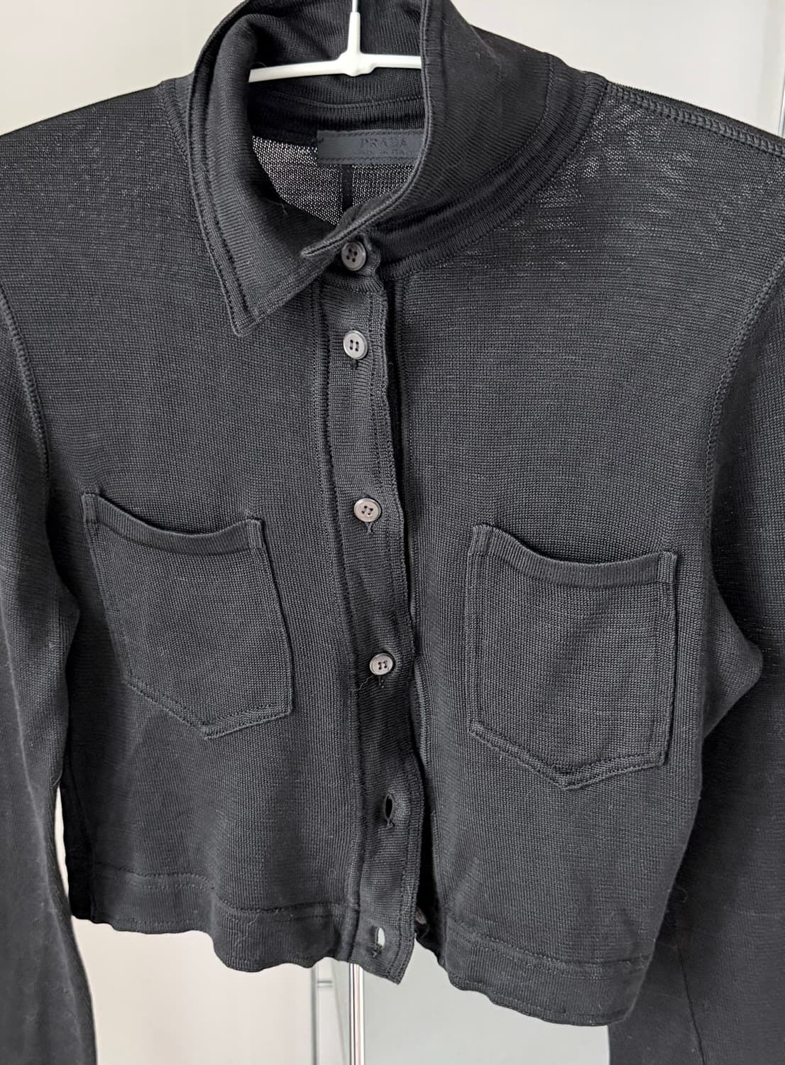 Prada cropped cotton shirt 상품이미지4